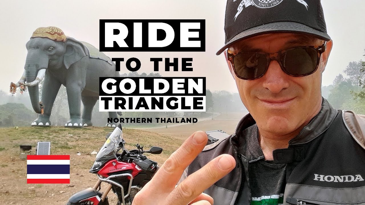 Motorcycle Ride In Northern Thailand | Chiang Rai & The Golden Triangle | 4K #travelthailand