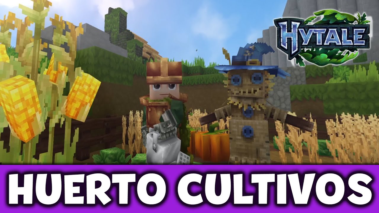 ✅ COMO TENER un HUERTO en HYTALE CULTIVAR Guía Español