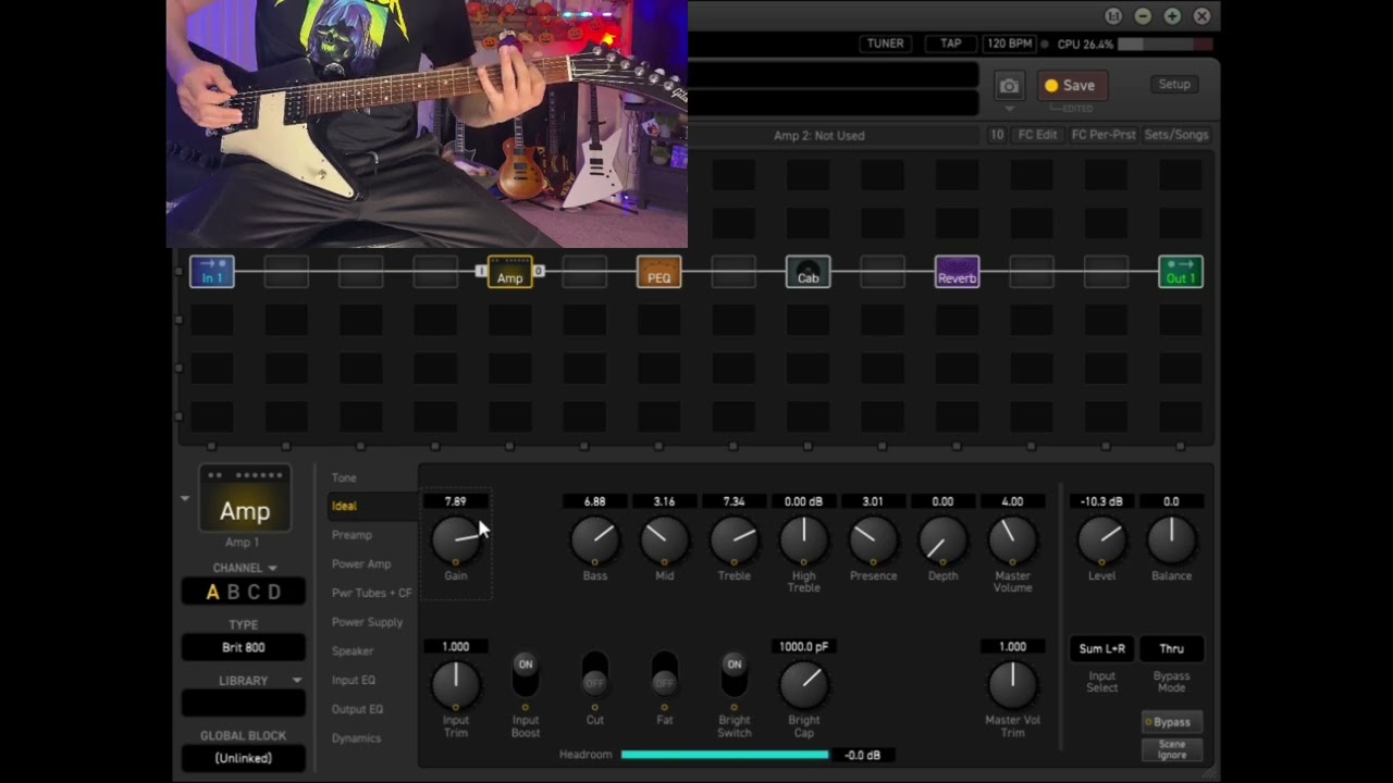 Recreating the “Ride The Lightning” studio setup. Scary close results ! - Axe Fx 3 tweaking session