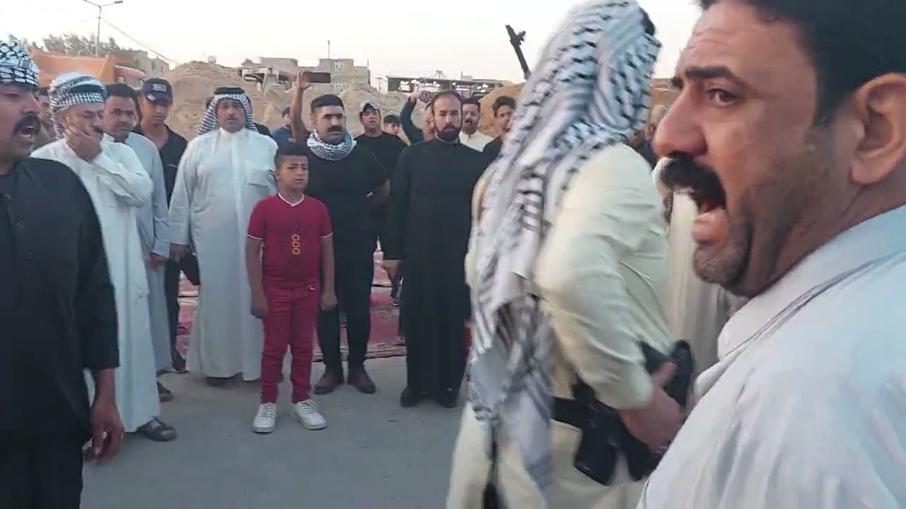 عراضة علي ابو ريسان العلياوي إلى عشيرة الفواوده وفاة المرحوم الشيخ خضير سالم