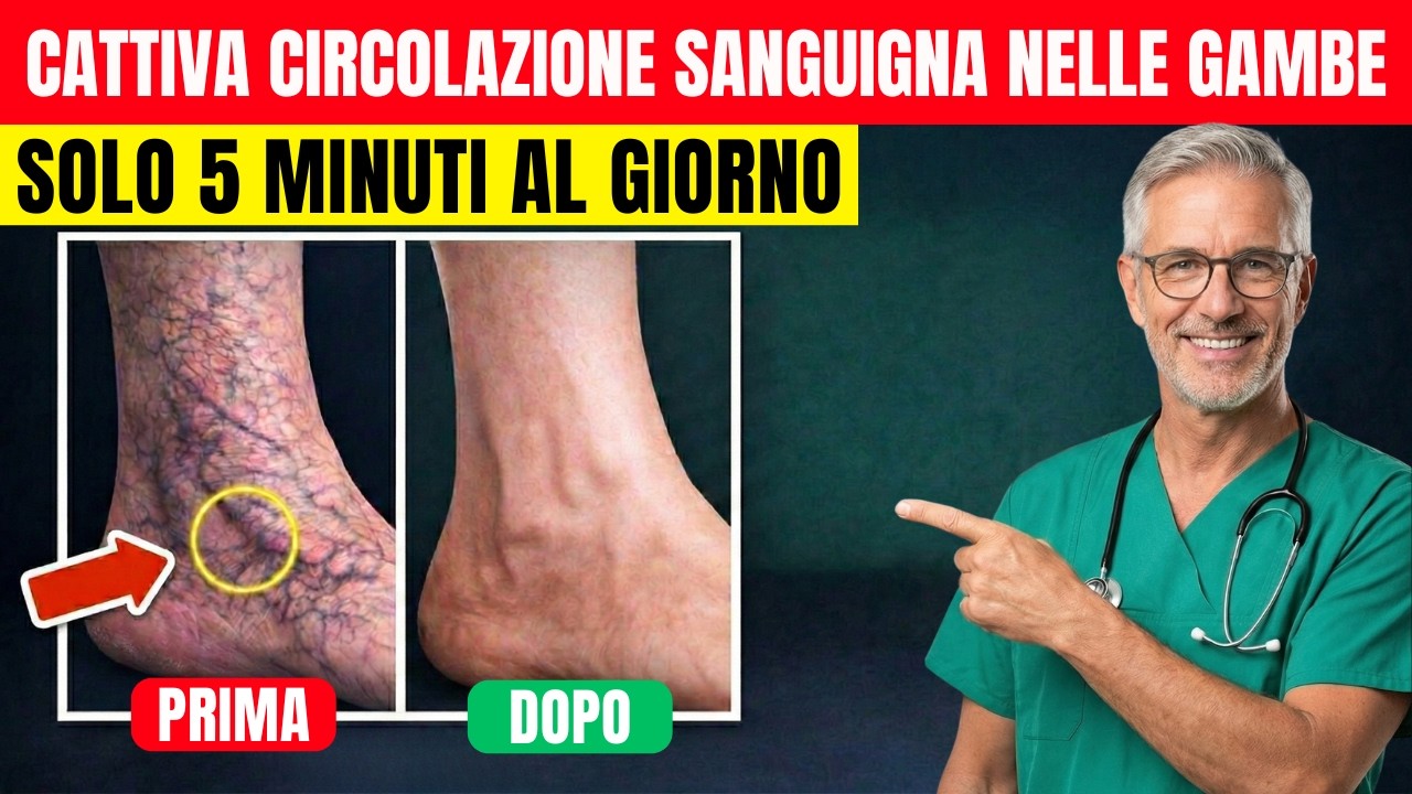 Gambe Gonfie Dopo i 60 Anni? Questi 3 Esercizi da Seduto Riattivano la Circolazione