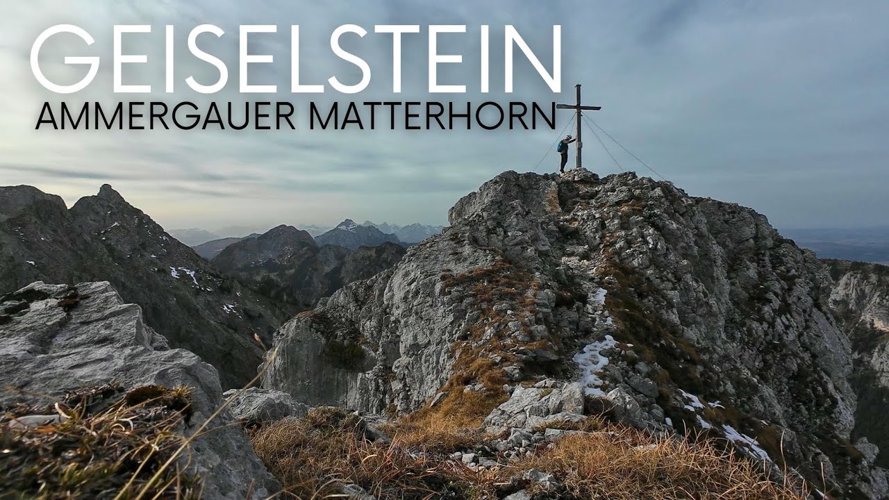 Geiselstein (1884m) - leichte Kletterei auf das Ammergauer Matterhorn