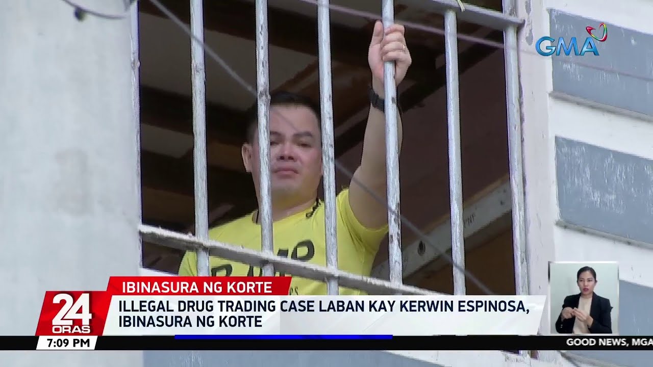 Illegal drug trading case laban kay Kerwin Espinosa, ibinasura ng Korte | 24 Oras