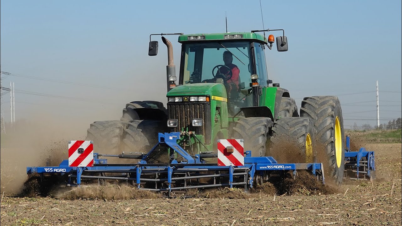 John Deere 8200 | Seedbed Preparation | VSS Agro seedbed combination | Pure Sound