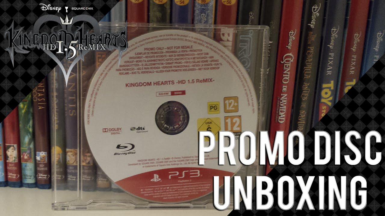Kingdom Hearts 1.5 HD ReMIX - PROMO DISC [Unboxing/Showcase]