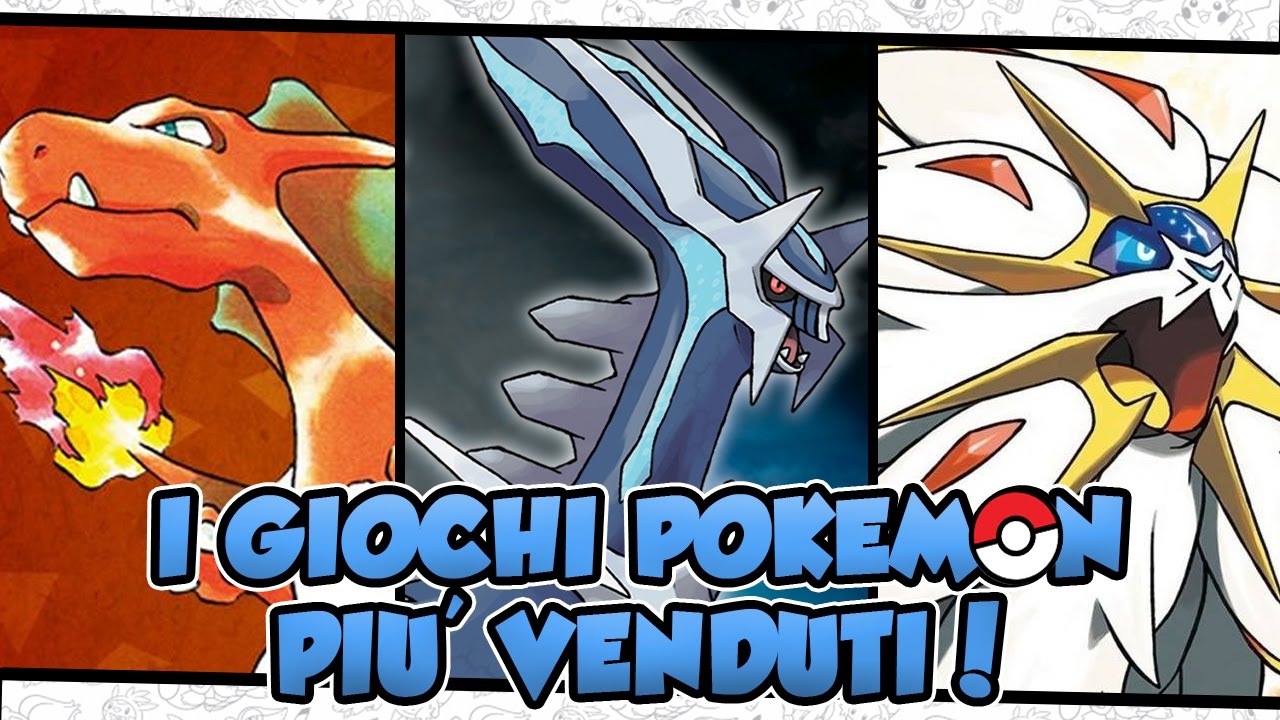 I 5 VIDEOGIOCHI POKEMON PIU' VENDUTI AL MONDO