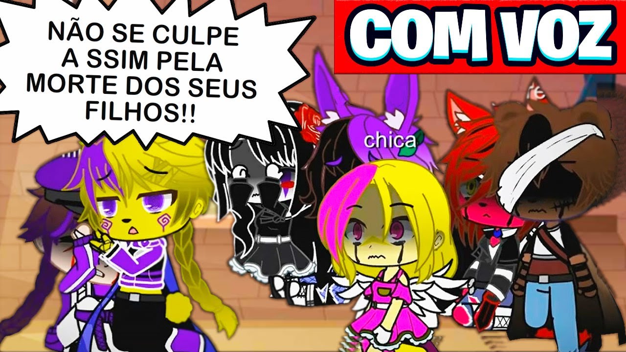 WILLIAM AFTON E FNAF PRES0S NUMA SALA POR 24 HORAS ! MINI FILME GACHA CLUB
