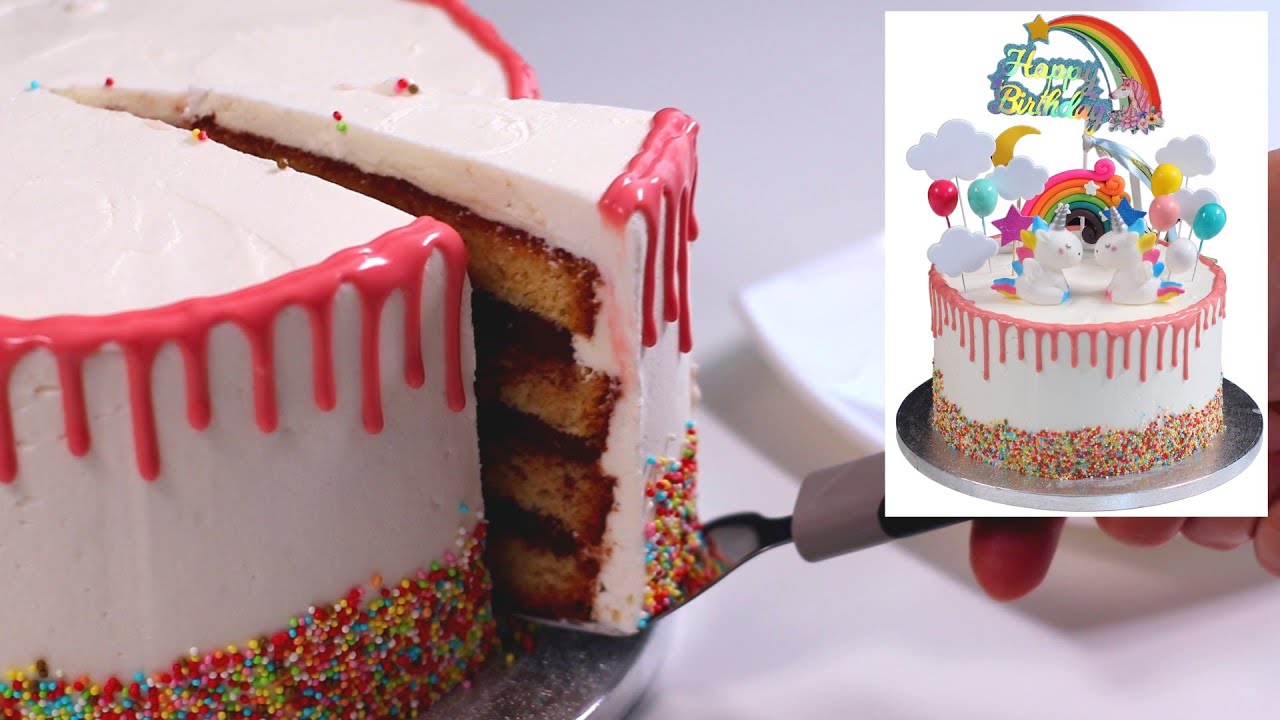 Torta di Compleanno Drip Cake Ricetta e Decorazione