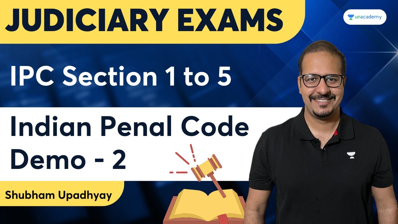 Indian Penal Code - Demo 2 | IPC Section 1 to 5 | Shubham Upadhyay | Judiciary World