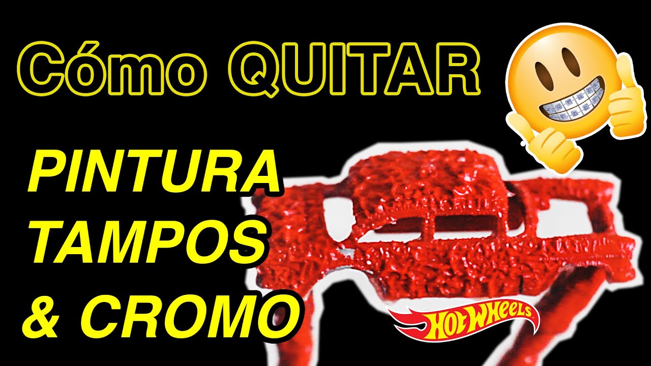 Cómo Quitar PINTURA, TAMPOS y CROMO HOT WHEELS Custom