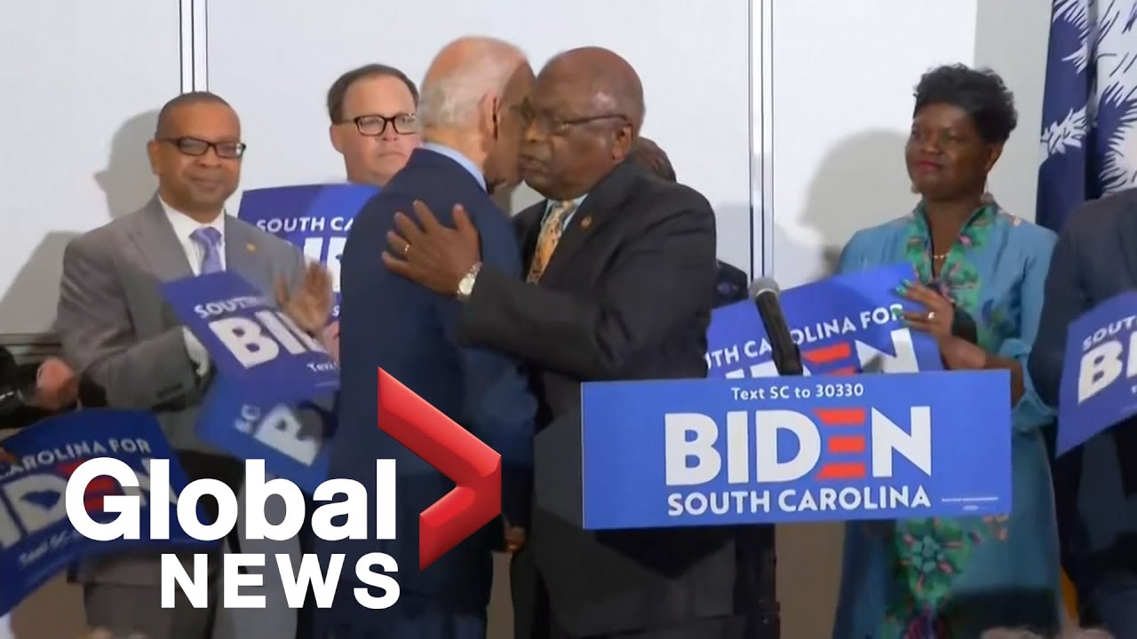 South Carolina congressman gives influential presidential endorsement to Joe Biden