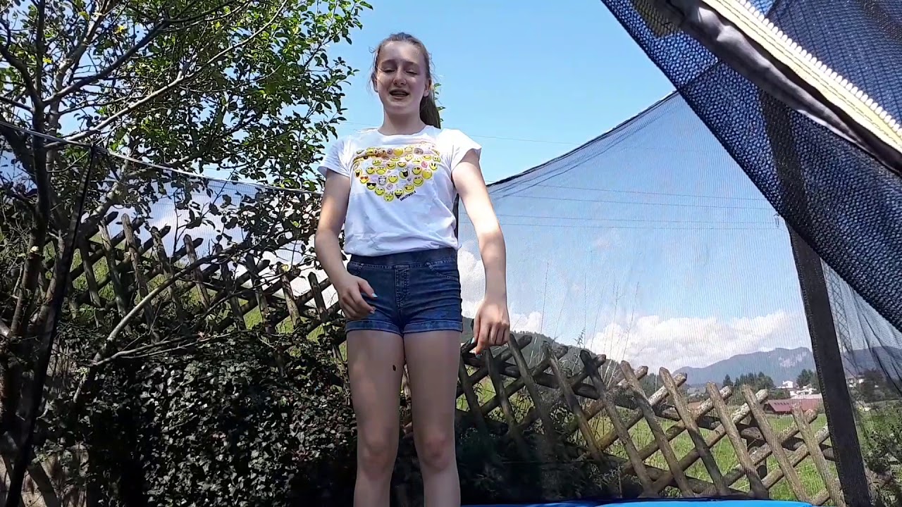 Überschlag lernen in 3 Minuten😉😍(im Trampolin)