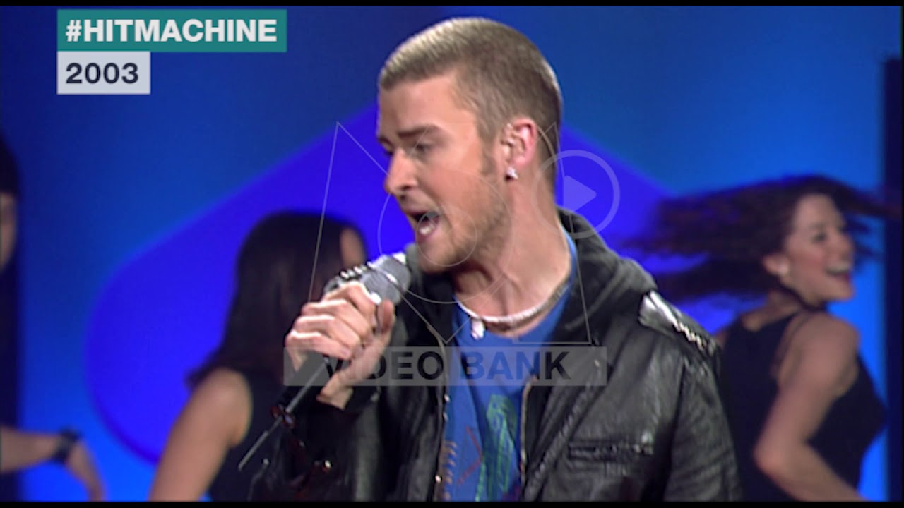 Extrait archives M6 Video Bank // Justin Timberlake - Cry Me A River (Hit Machine - 2003)