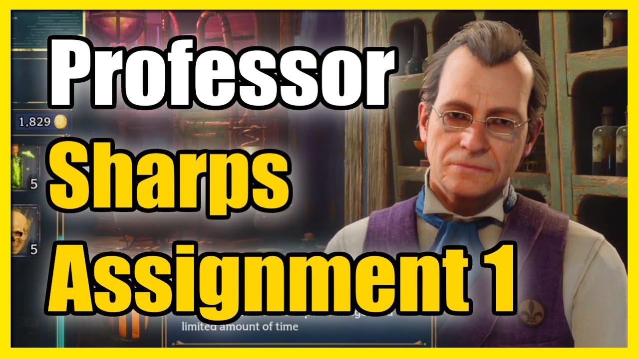 How to Complete Professor Sharp's Assignment 1 in Hogwarts Legacy (Fast Tutorial)