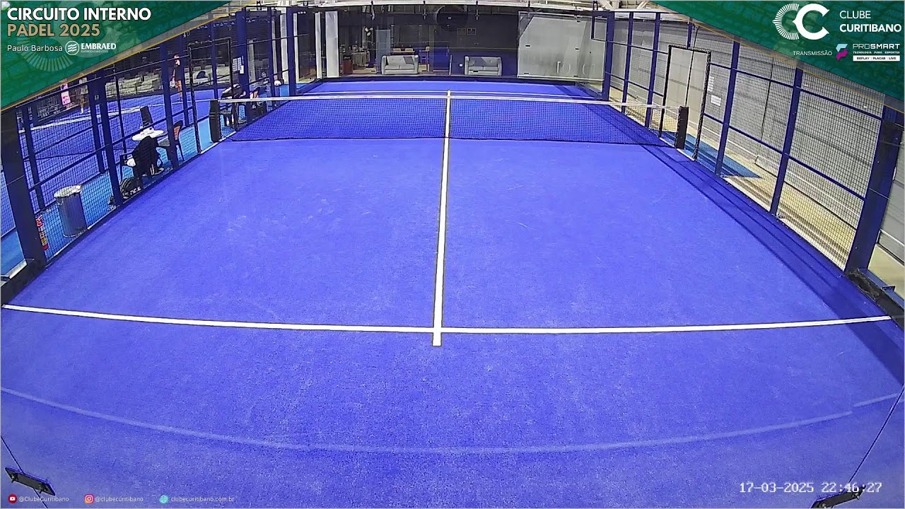 Circuito Interno de PADEL 2025 - Quadra 1 - 17/03/2025 (Dia 1) - Etapa Paulo Barbosa/Embraed