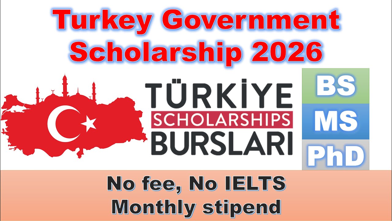 Стипендия Türkiye Bursları 2026 || Бакалавр наук, магистр наук и доктор наук || Без IELTS, без ре...