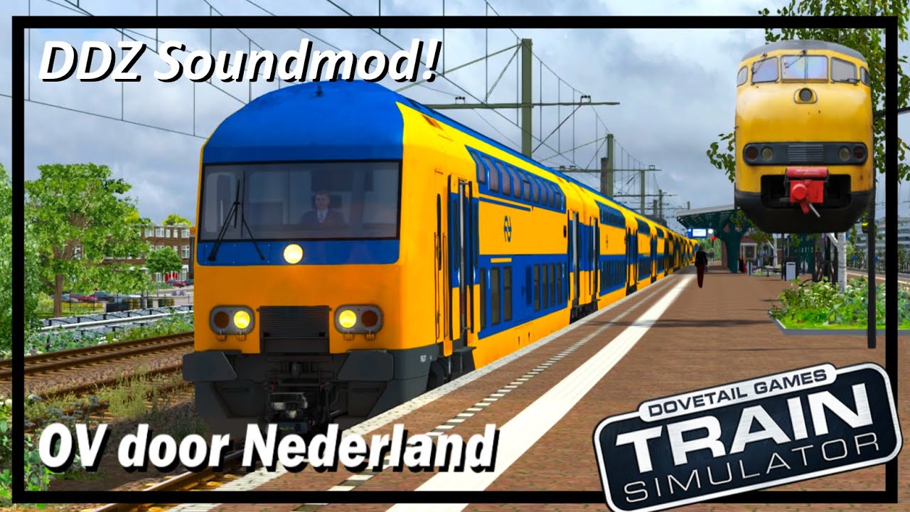 NS DDZ met SOUNDMOD in Train Simulator 2025 op Krammendijks Deltaland!
