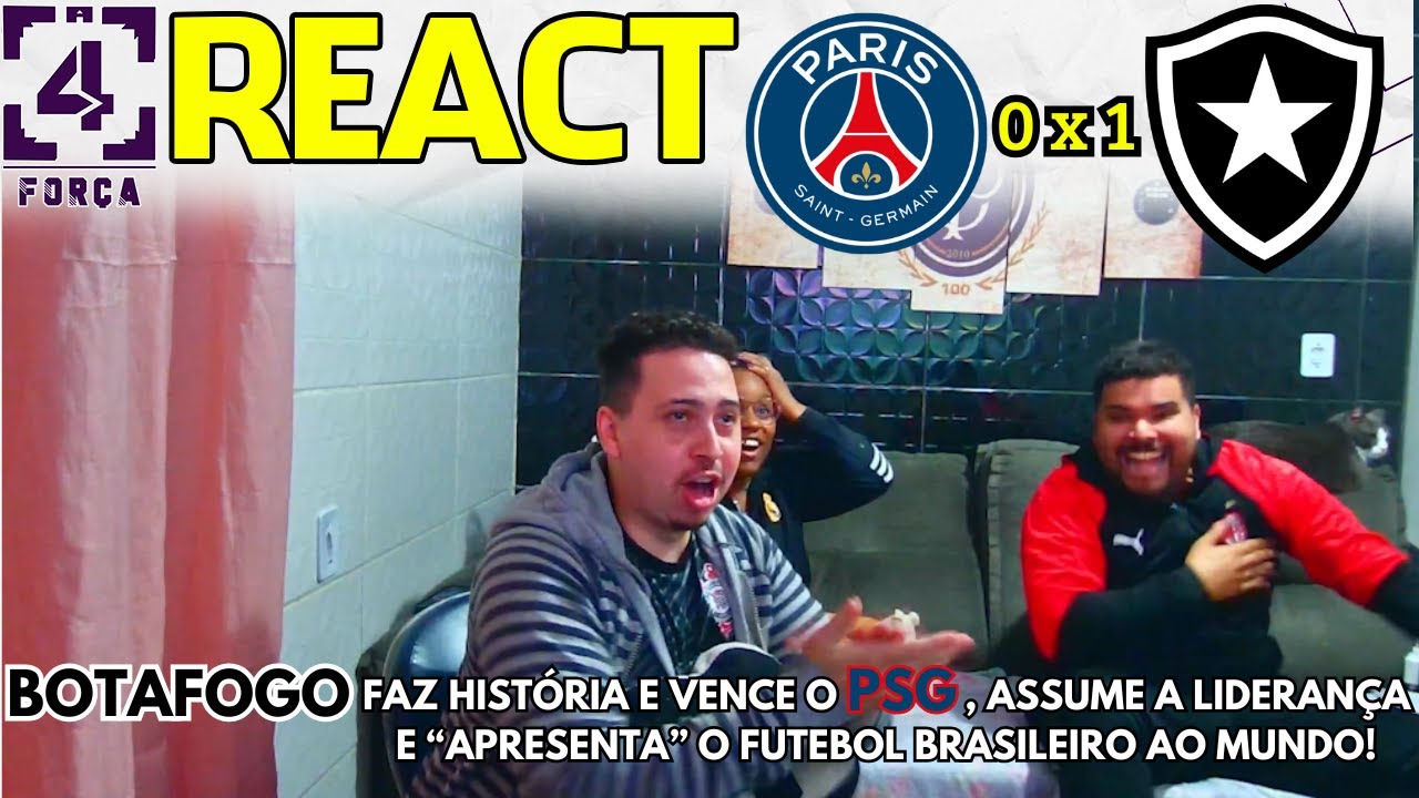 REACT - PSG 0X1 BOTAFOGO | SUPER MUNDIAL DE CLUBES 2025.