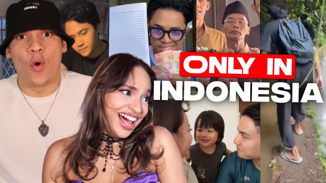 Latinos react to THINGS THAT JUST MAKE SENSE IN INDONESIA..😭😂