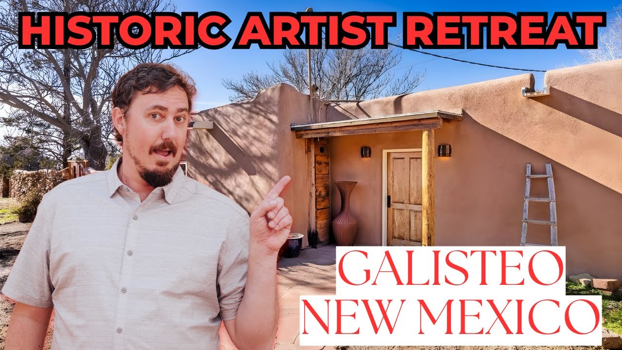 Inside a Historic Artist Compound in Galisteo NM | Unique 3-Home Compound Near Santa Fe