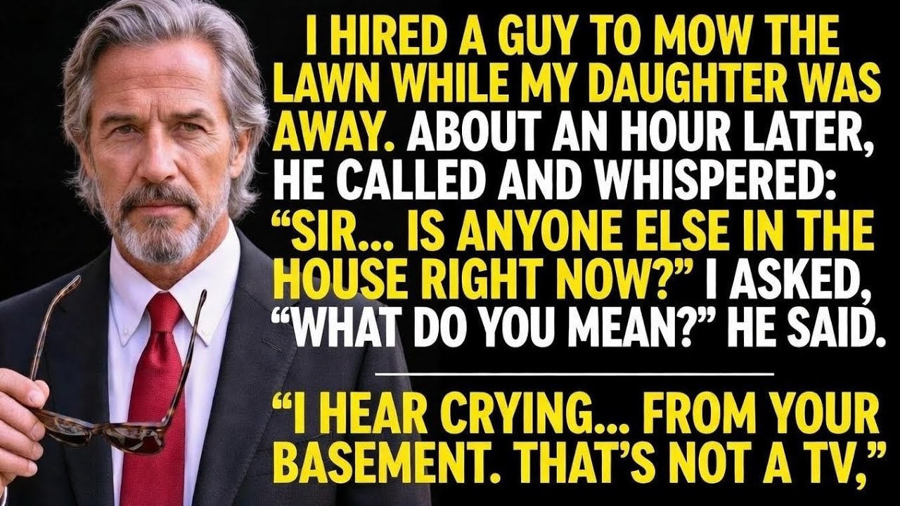 “I Hear Crying… From Your Basement.” The Lawn Guy Called While My Daughter Was Away.