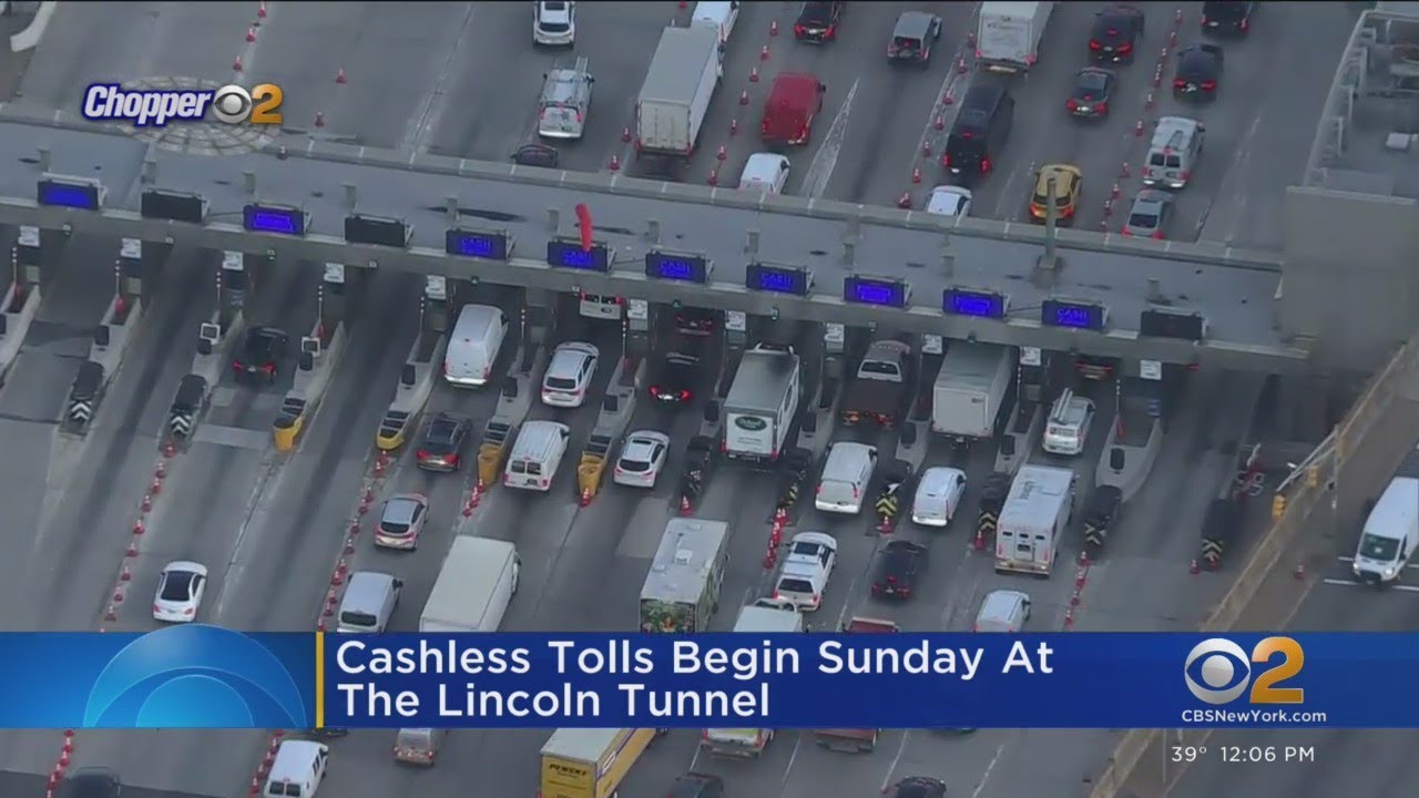 Lincoln Tunnel switching to cashless tolls