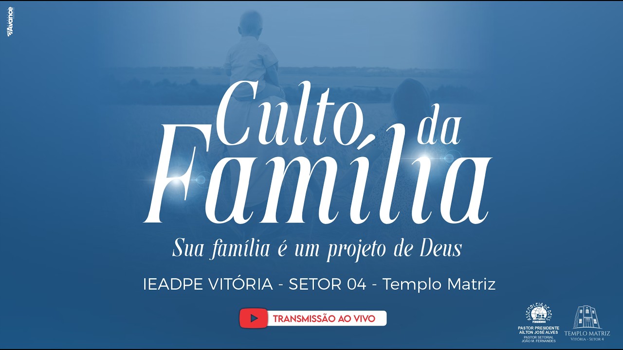 🔴 CULTO DE LOUVOR E ADORA&Ccedil;&Atilde;O AO VIVO - 22/03/2026 - IEADPE VIT&Oacute;RIA SETOR 4