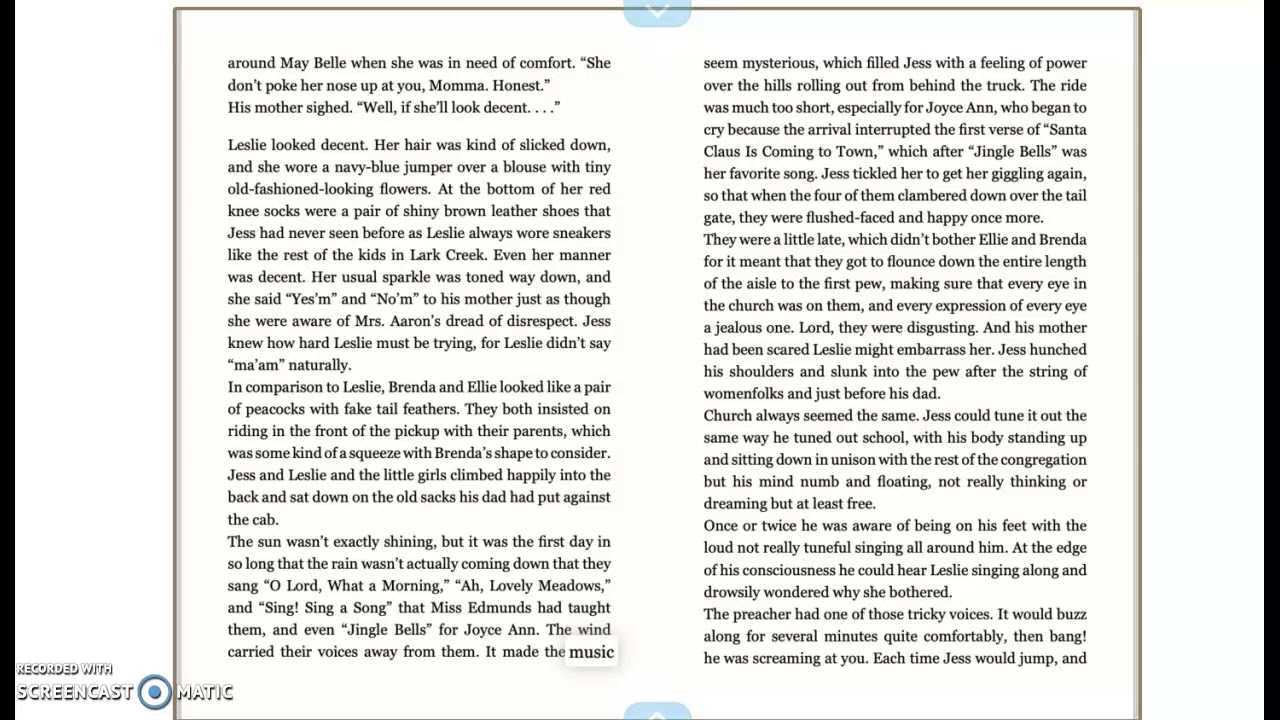 Bridge to Terabithia Ch. 8 Read Aloud