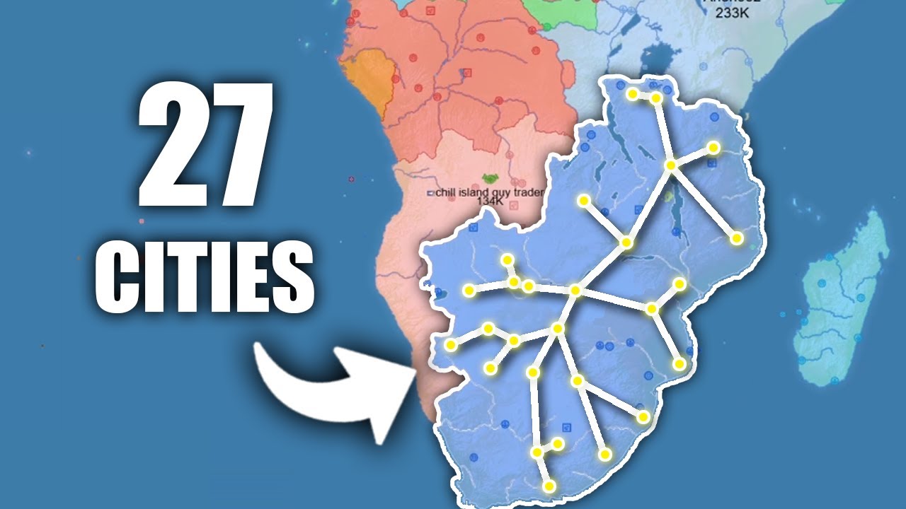 I built the MOST URBANIZED country on this map! | OpenFront.io