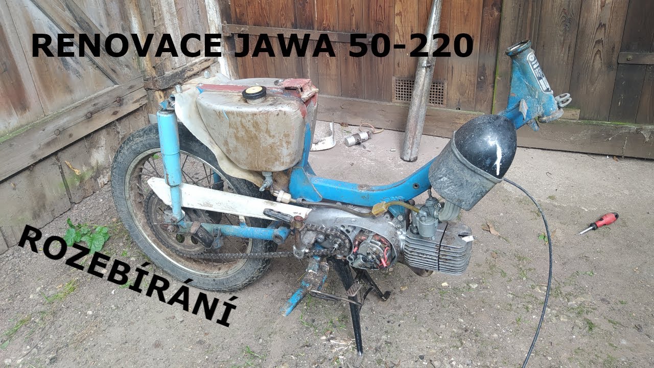Rozebírání fichtla | Jawa 50 Pionýr | Renovace Part 1
