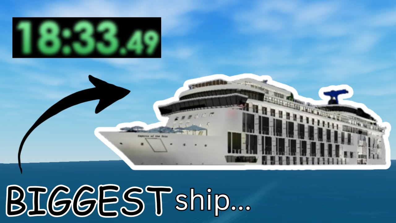 PELUDA-CLASS Speed build [Roblox Cruise Line Tycoon]