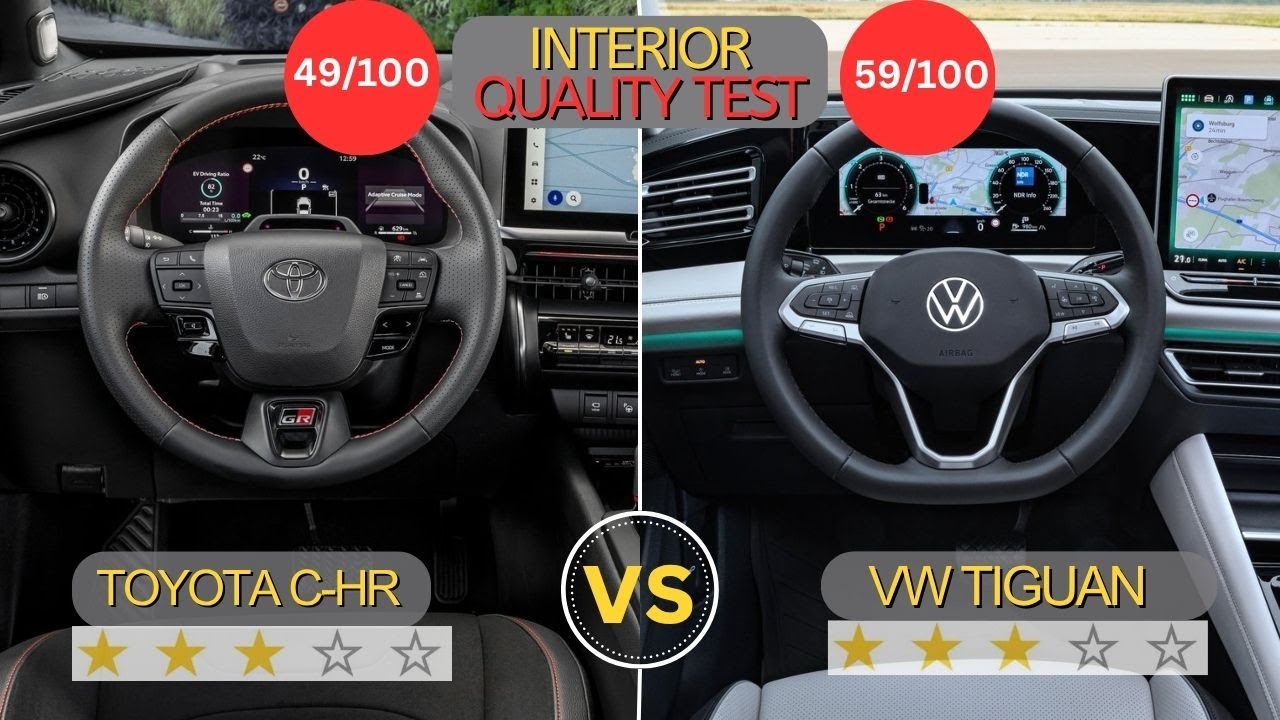 Toyota C-HR Vs VW Tiguan (2025) | The only video showing all the differences!