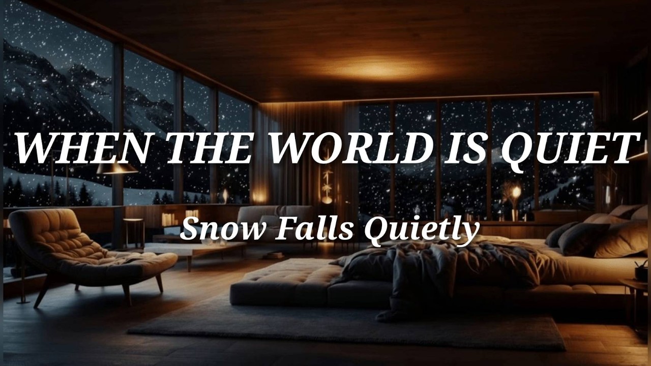 ❄️ Deep Sleep Music in a Snowy Mountain Retreat