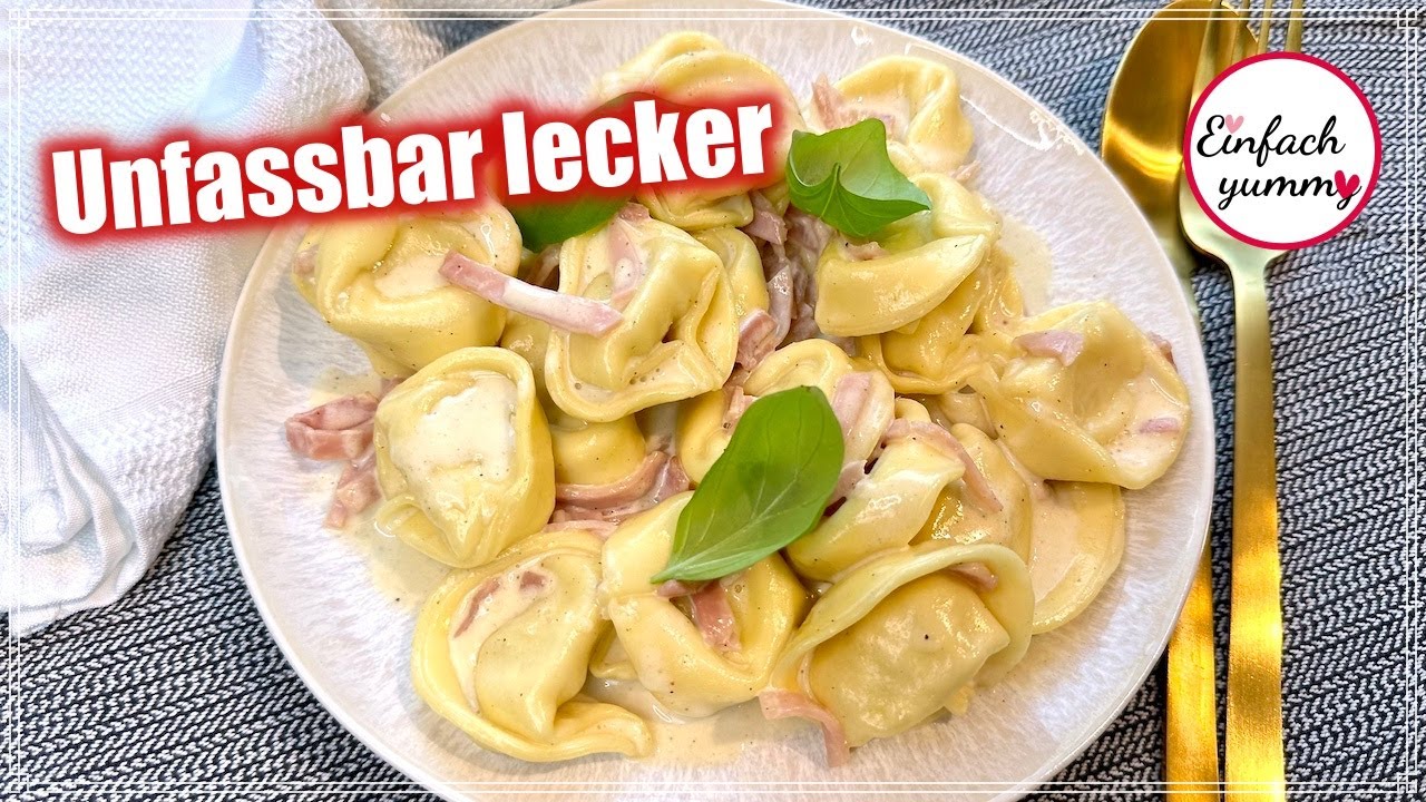 Unfassbar LECKER  😱   -  Tortellini in Schinken Käse Sahne Sauce 🫶🏻    Thermomix® TM5/TM6