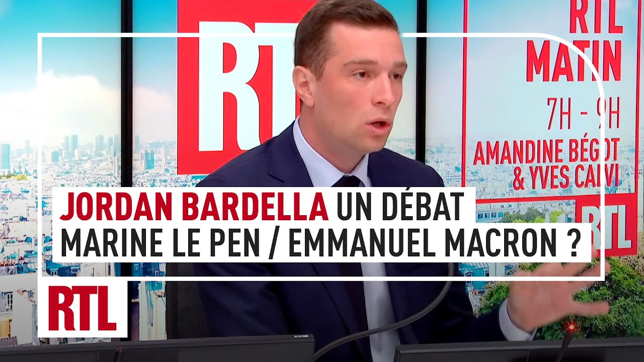 Marine Le Pen finalement prête à débattre avec Macron avant les européennes, selon Jordan Bardella