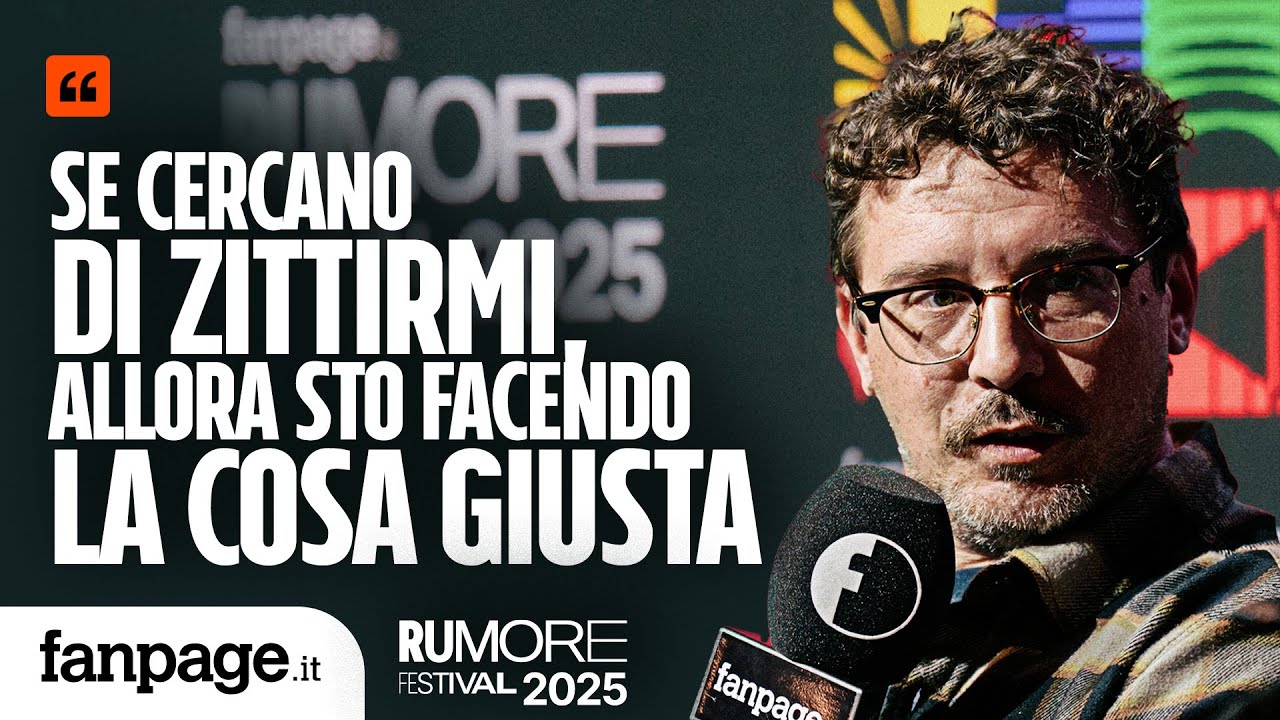 "Se mi zittiscono, allora sto facendo bene" -  Willie Peyote al Rumore Festival di Fanpage