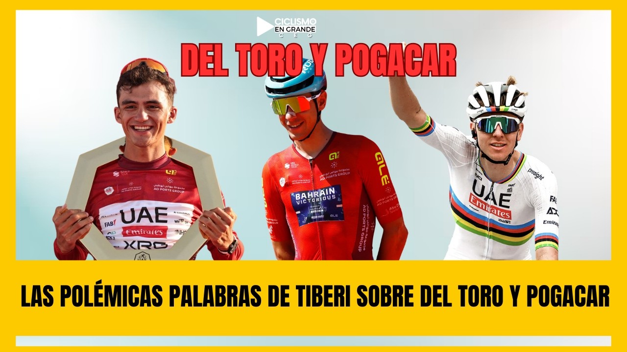 Lo que ha dicho Tiberi de Isaac del Toro y Pogacar DESATA LA POLÉMICA, muchos de acuerdo y otros no.