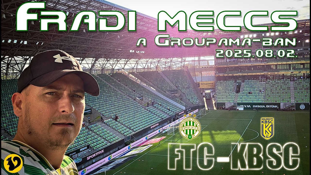 ⚽Ferencváros - Kazincbarcika 3:0 💚(Groupama Aréna, 2025. Aug.2.⚽) #ftc #ferencváros #pacsyprodukció