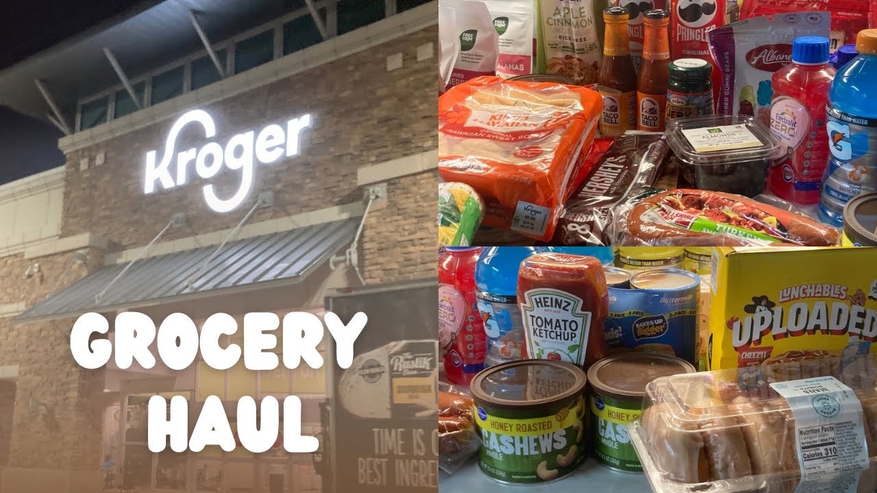 $350 GROCERY SHOPPING HAUL AT KROGER! #groceryshopping #kroger