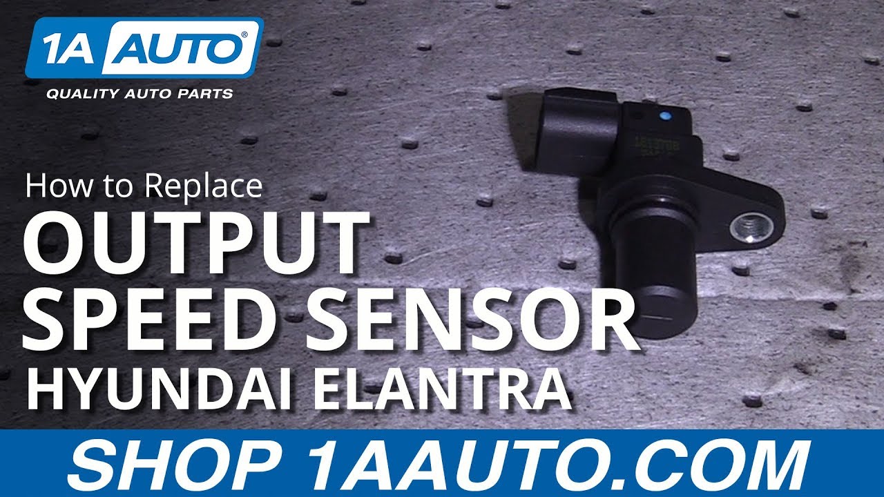 How to Replace Output Speed Sensor 00-07 Hyundai Elantra