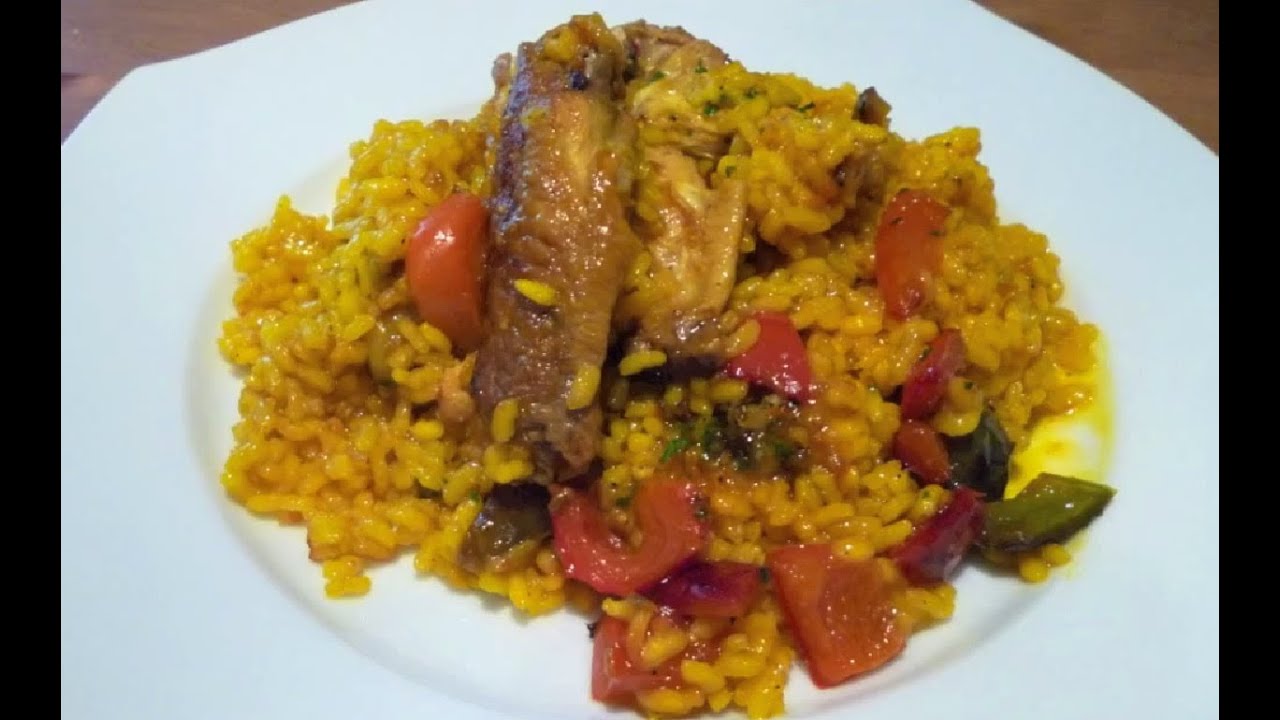 Arroz con pollo ( alitas de pollo ) - Recetas de arroces ✅