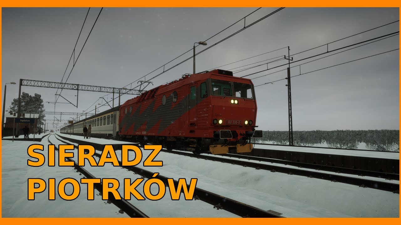 Idzie nowe! z Sieradza do Piotrkowa Skodą CD163! - SimRail