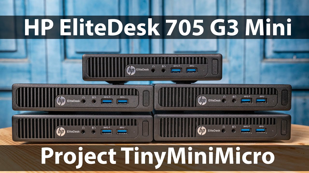 HP EliteDesk 705 G3 Mini Project TinyMiniMicro CE Review