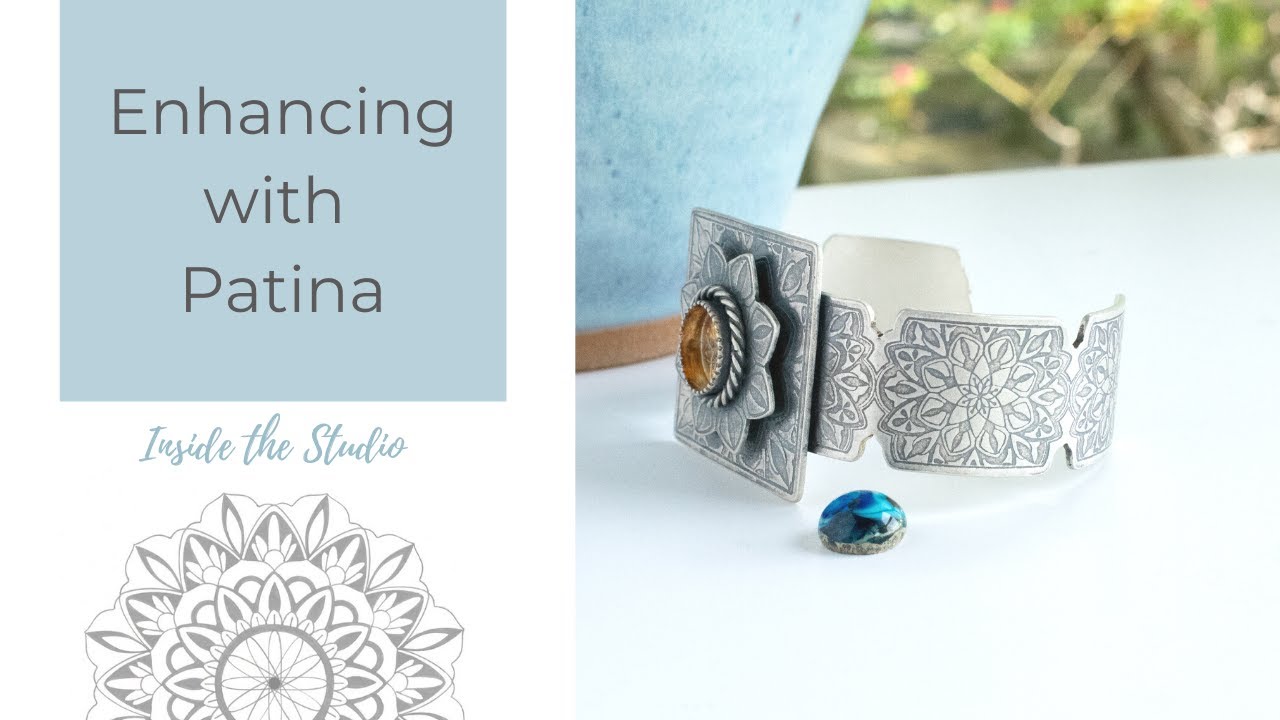 Enhancing sterling silver jewelry with patina