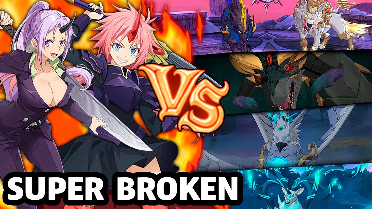 PERFEITAS! MILIM LR E SHION VS BESTAS DEMONÍACAS! (HRAESVELGR, EIKTHYRNIR, SKOLL E NIDHOGGR) - 7DSGC