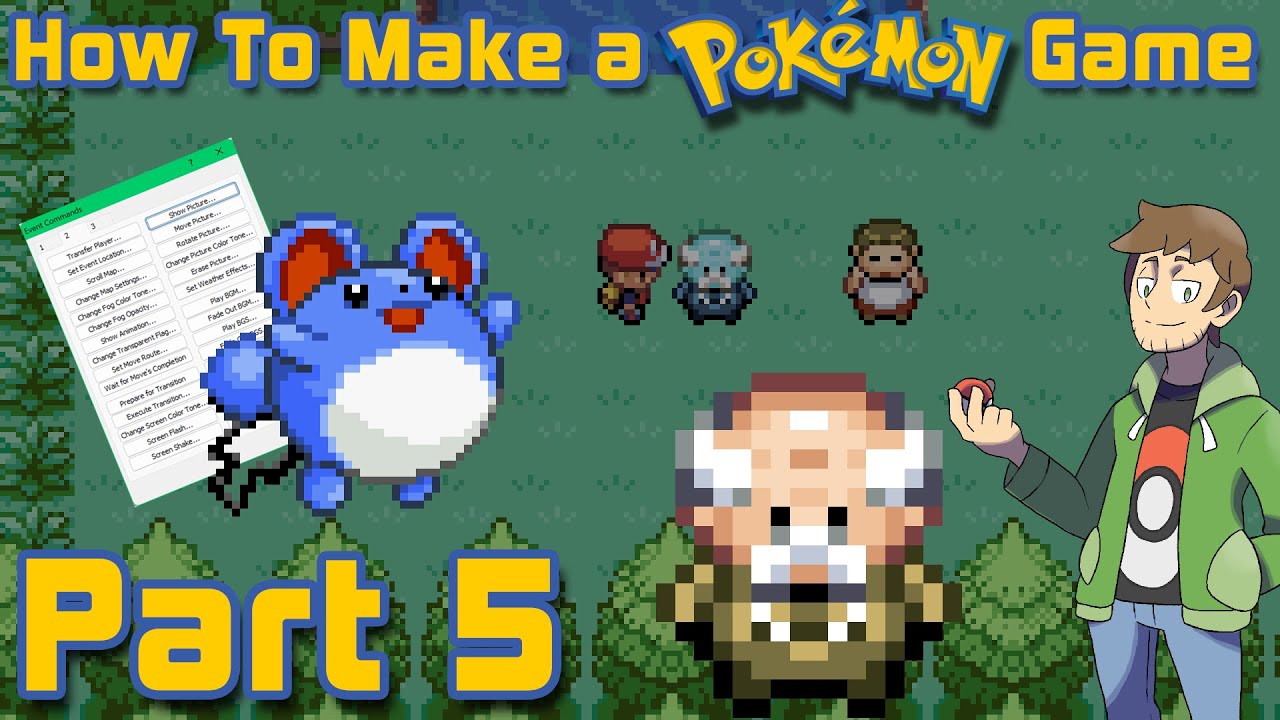How To Make A Pokémon Game - Part 5: Event Commands