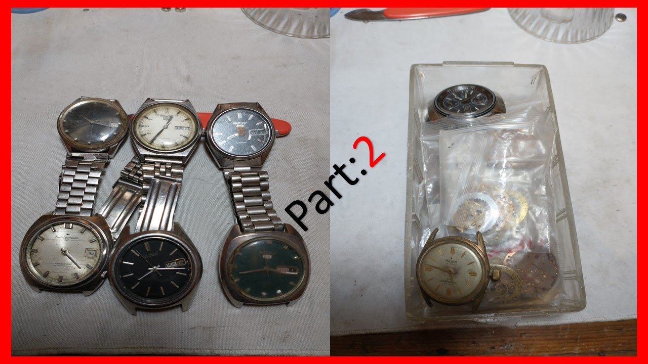 Increíble  (desguace o lote de relojes👍) para futuros proyectos o para partes ✔.PART:1