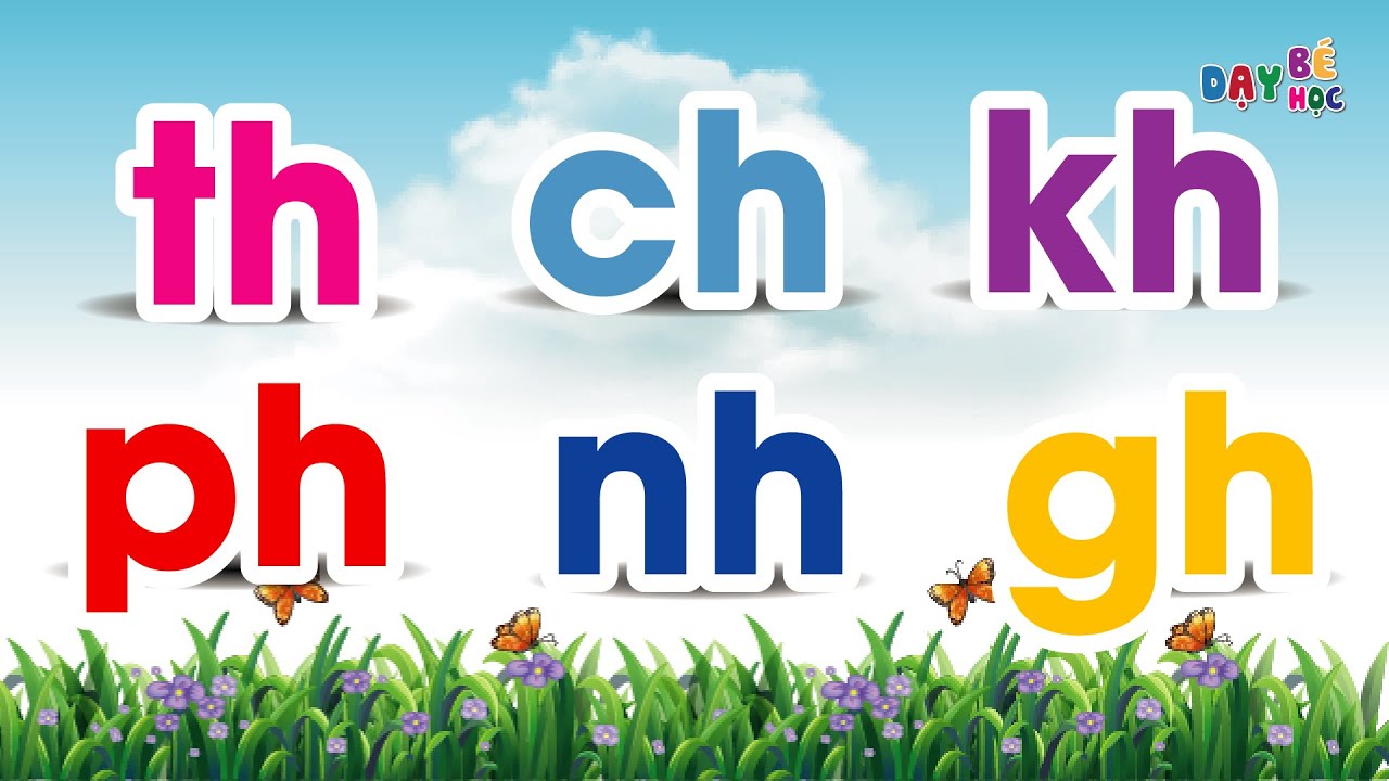 Bảng chữ phụ &acirc;m gh&eacute;p tiếng Việt | Bang chu phu am ghep tieng Viet | Dạy b&eacute; học