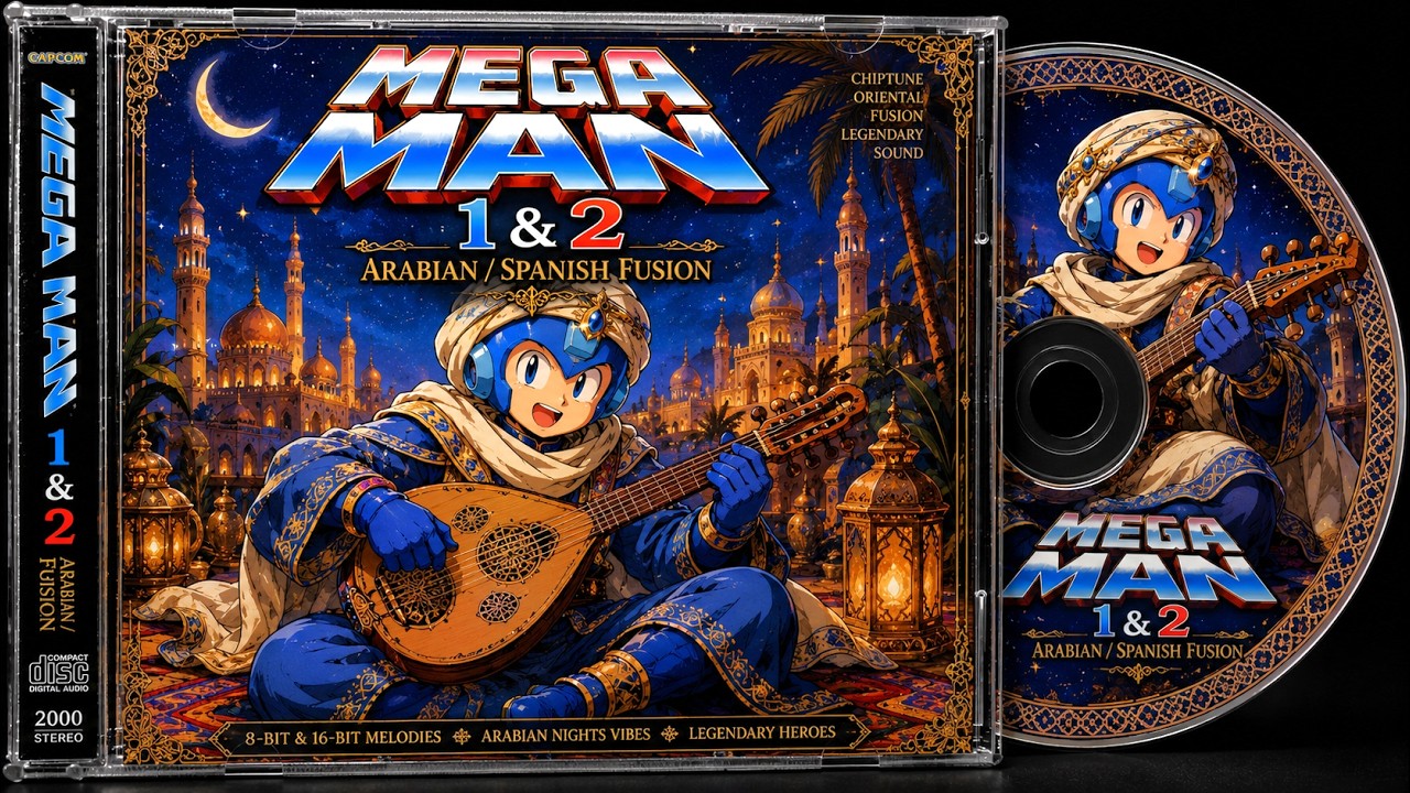 Mega Man 1 & 2 – Arabian Desert Remix Collection