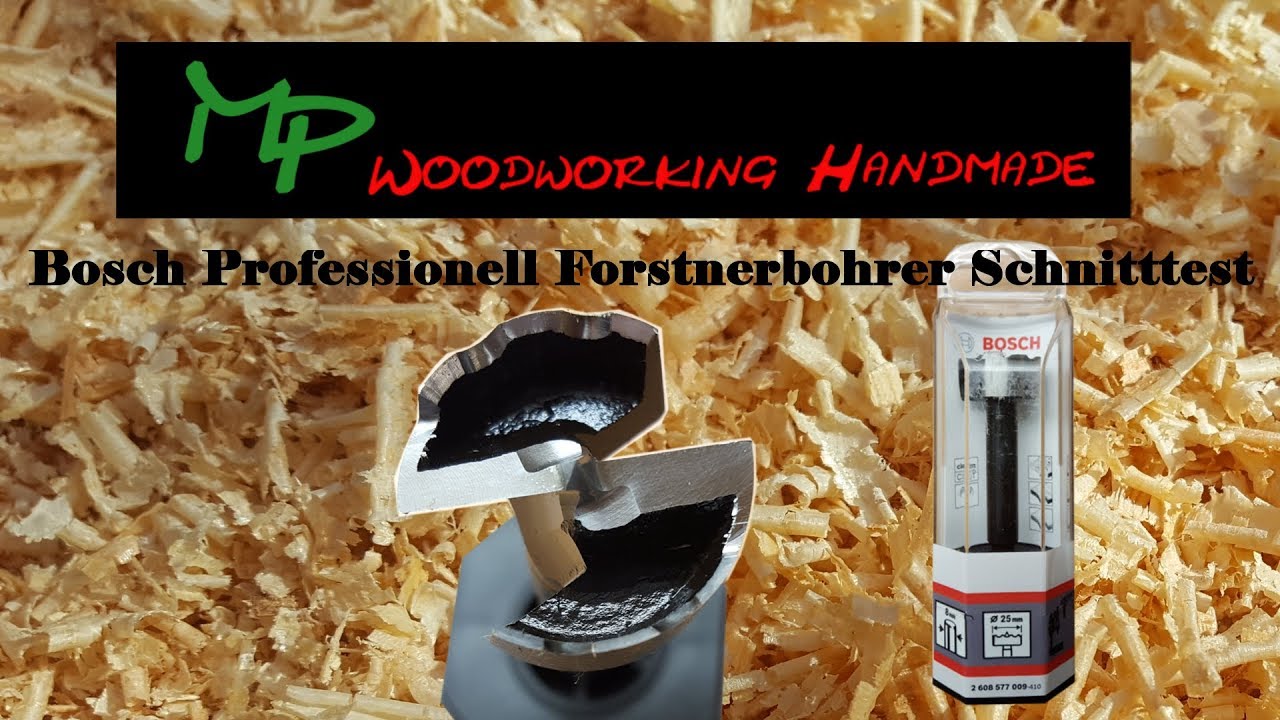 Bosch Profi Forstnerbohrer schnitttest